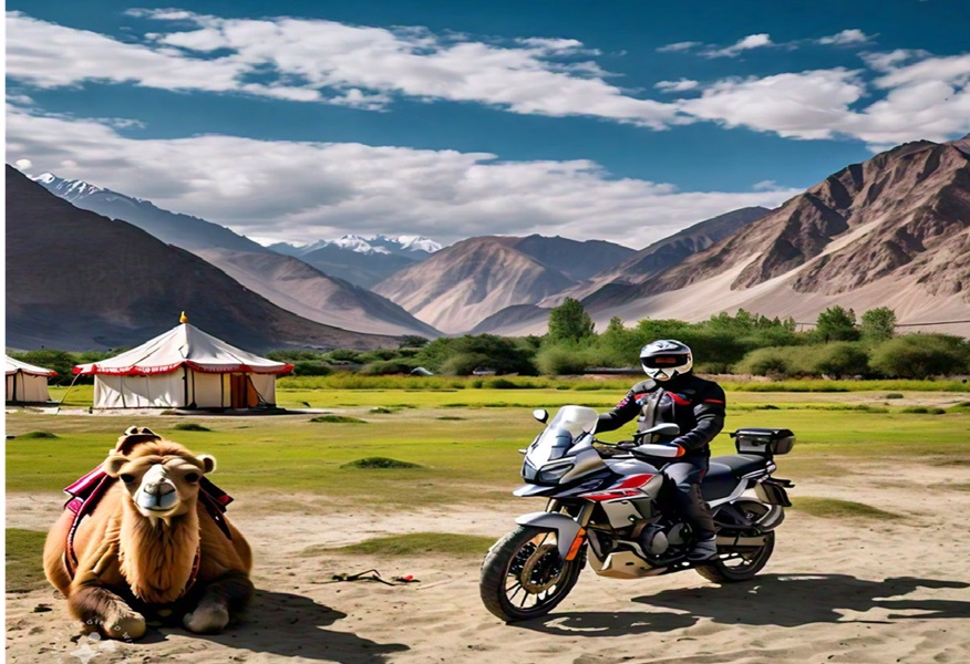 Unveiling the Hidden Charms of the Garden of Ladakh: A Travel Guide to Nubra Valley by Bike Rent Wala